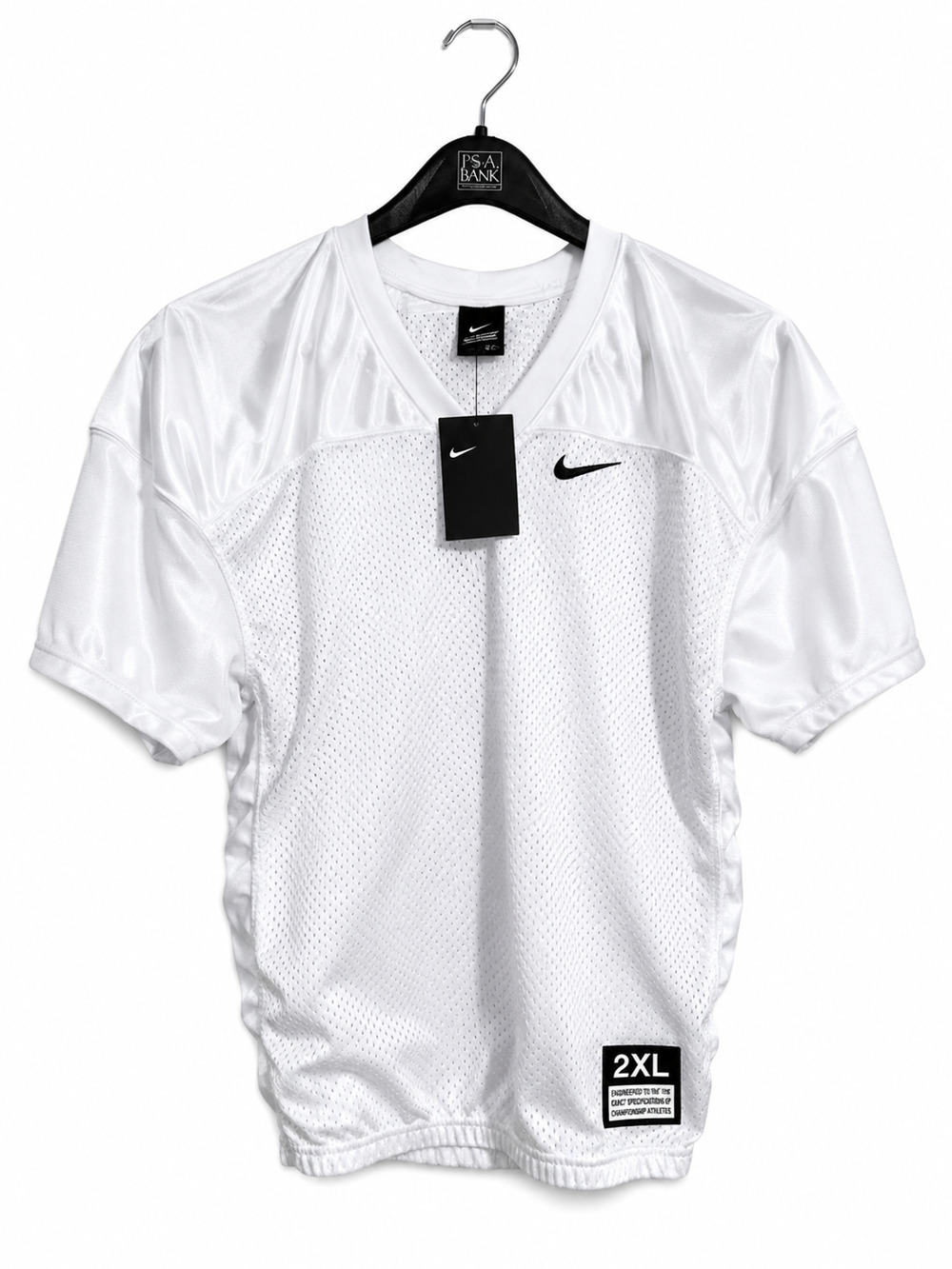 Nike Boys Size 2XL Football Varsity Mesh Practice Jersey White